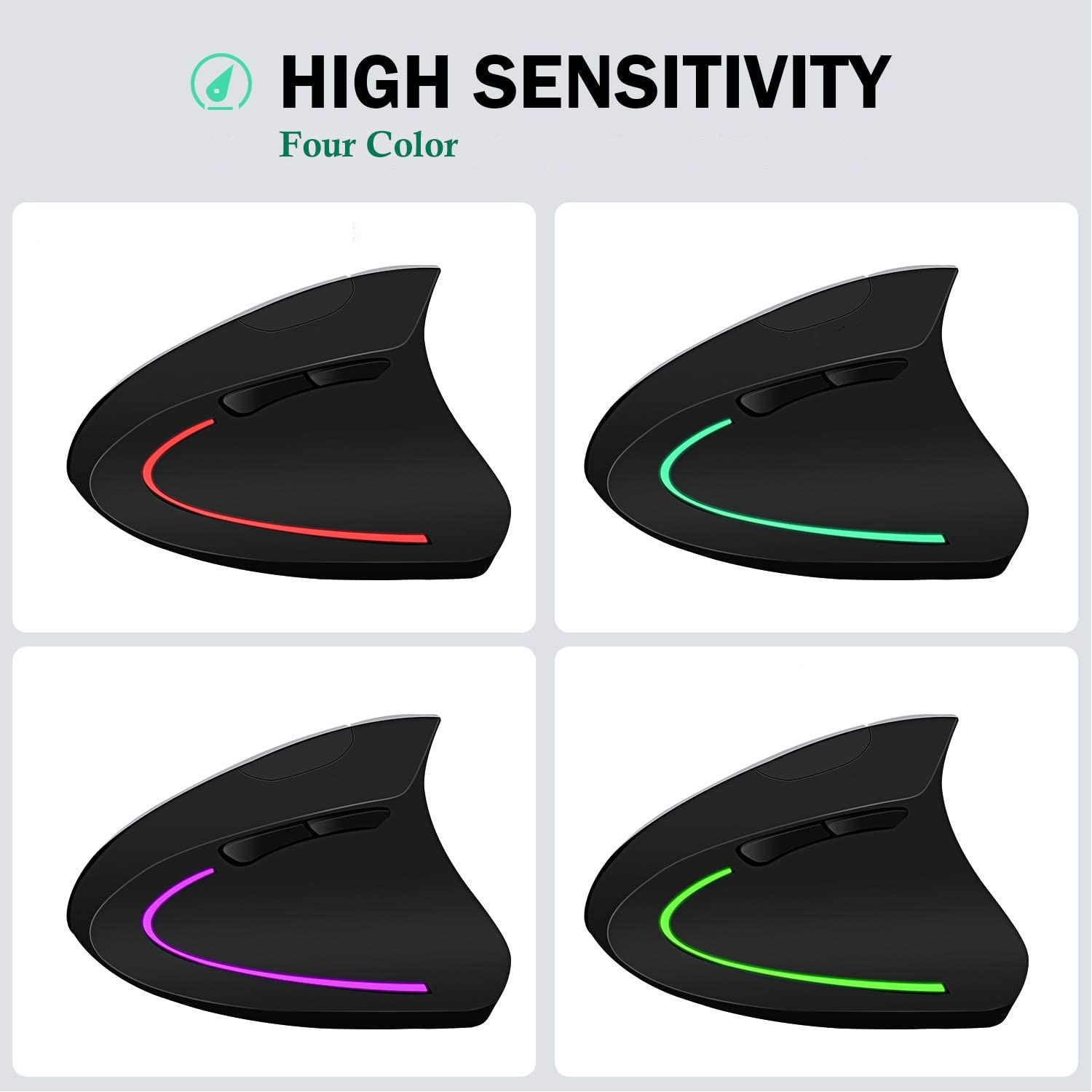 Verilux Wired Vertical Mouse, Optical Ergonomic Mouse with 4 Adjustable DPI 800/1200/2000/3200, 5 Buttons USB Computer Mouse, Better for Large and Medium Sized Hands,for for Mac, PC, Desktop Verilux Wired Vertical Mouse, Optical Ergonomic Mouse with 4 Adjustable DPI 800/1200/2000/3200, 5 Buttons USB Computer Mouse, Better for Large and Medium Sized Hands,for for Mac, PC, Desktop